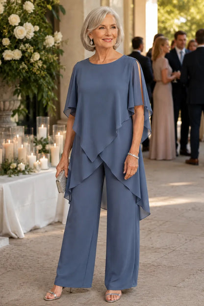 Maria – Elegant chiffon 2-delige set