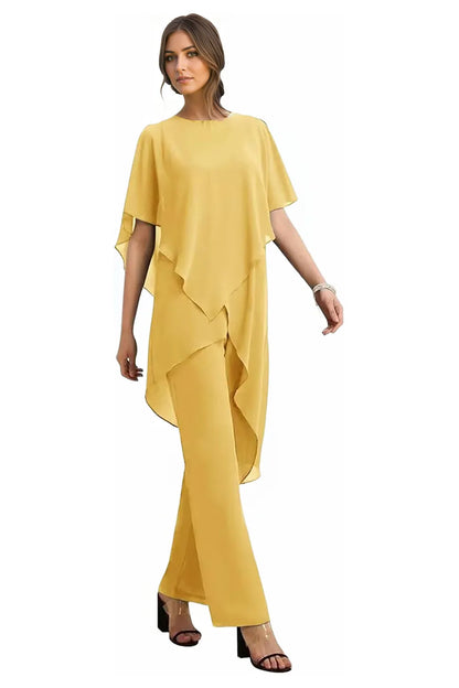 Maria – Elegant chiffon 2-delige set